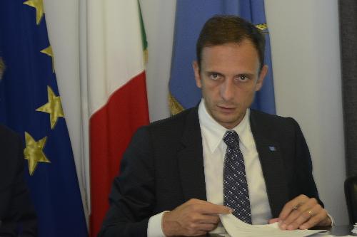 Il governatore del Friuli Venezia Giulia Massimiliano Fedriga in una foto d'archivio